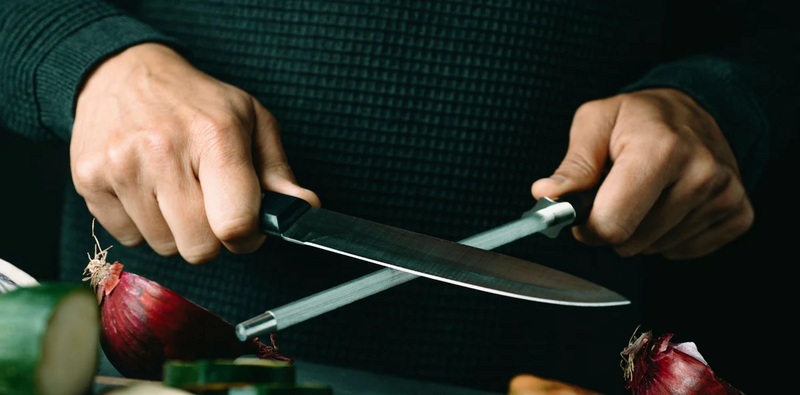 The art of sharpening Japanese knives