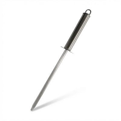 Fusil à aiguiser couteau manche gris Kaitsuko