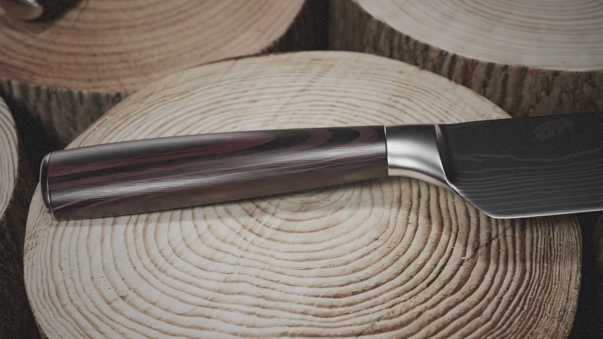 Load video: Couteaux japonais Kaitsuko haut de gamme