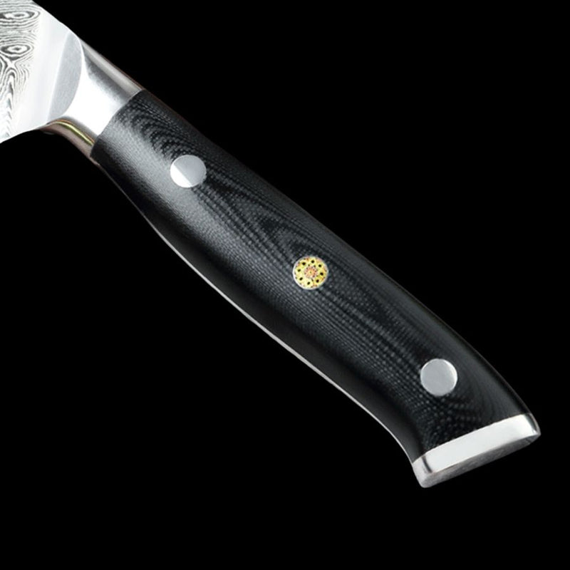 Ergonomic G10 handle for Japanese knife